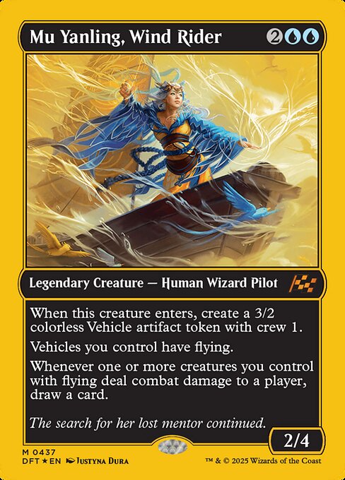 Mu Yanling, Wind Rider - Aetherdrift Mythic Card