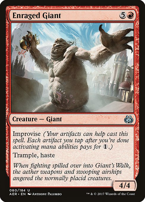 Enraged Giant - Aether Revolt Uncommon Card