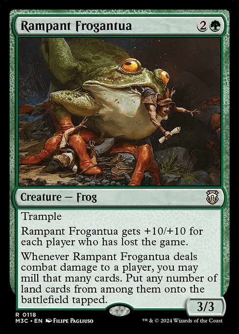 Rampant Frogantua - Modern Horizons 3 Commander Rare Card