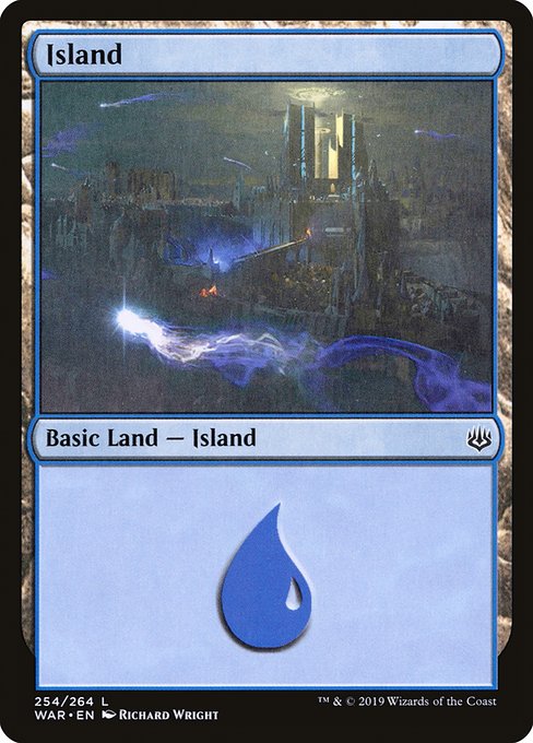 Island - War of the Spark Common Card