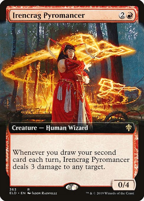 Irencrag Pyromancer - Throne of Eldraine Rare Card