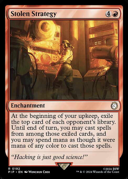 Stolen Strategy - Fallout Rare Card