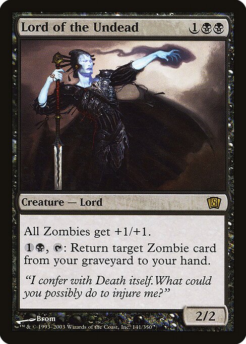 Lord of the Undead - Eighth Edition Rare Card