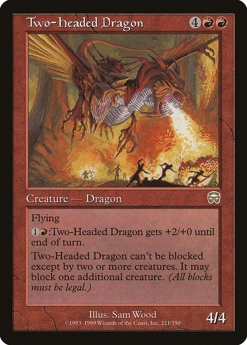 Two-Headed Dragon - Mercadian Masques Rare Card