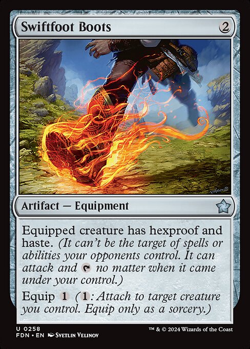 Swiftfoot Boots - Foundations Uncommon Card