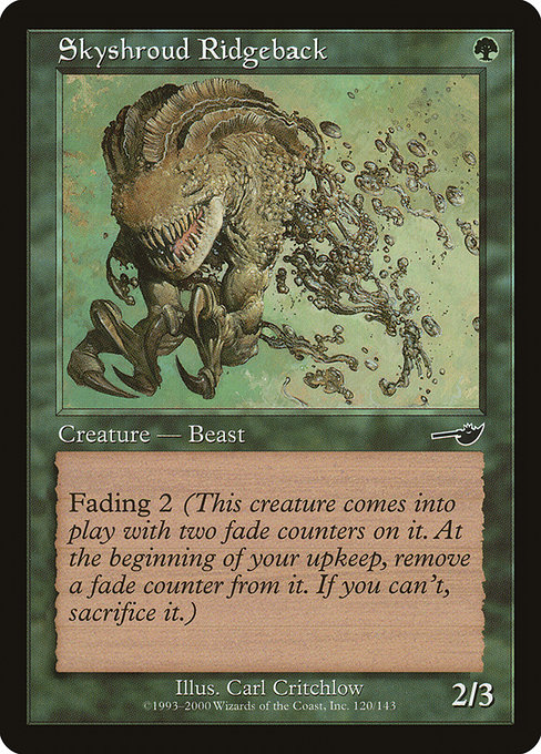 Skyshroud Ridgeback - Nemesis Common Card