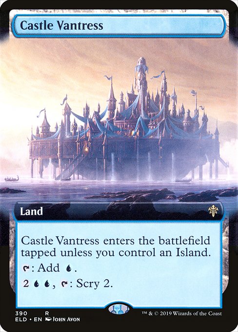Castle Vantress - Throne of Eldraine Rare Card