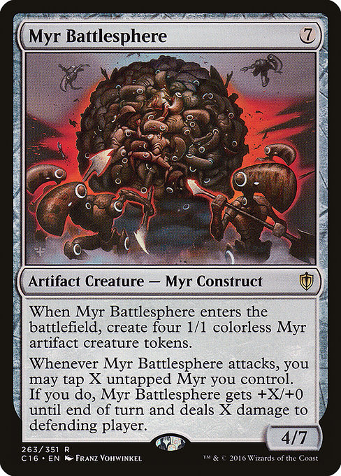 Myr Battlesphere - Commander 2016 Rare Card