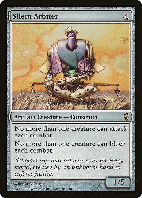 Silent Arbiter - Conspiracy Rare Card