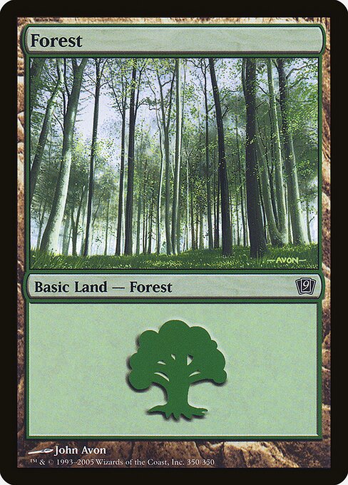 Forest - Ninth Edition Common Card