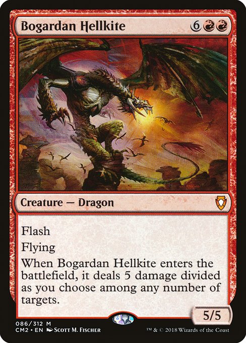 Bogardan Hellkite - Commander Anthology Volume II Mythic Card