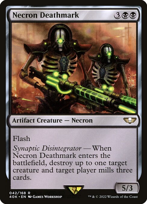 Necron Deathmark - Warhammer 40,000 Commander Rare Card