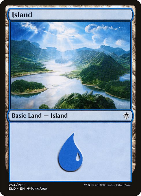 Island - Throne of Eldraine Common Card