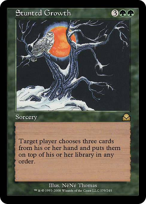 Stunted Growth - Masters Edition II Rare Card
