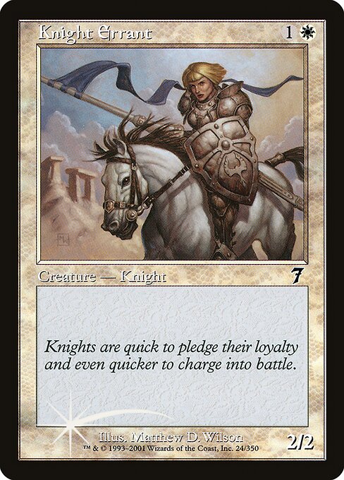 Knight Errant - Seventh Edition Common Card