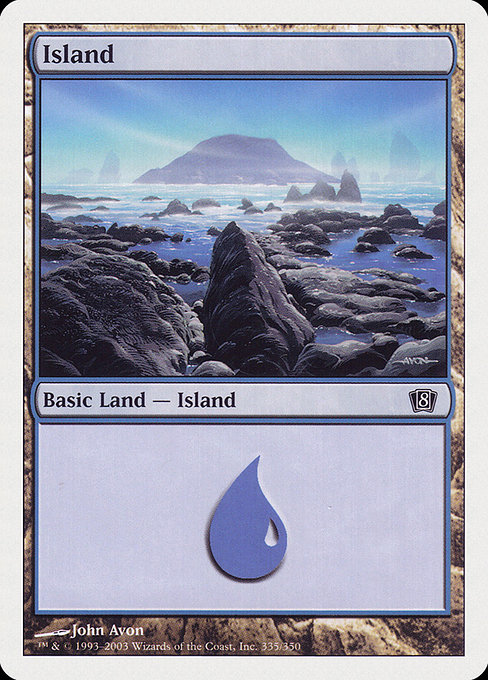 Island - Eighth Edition Common Card