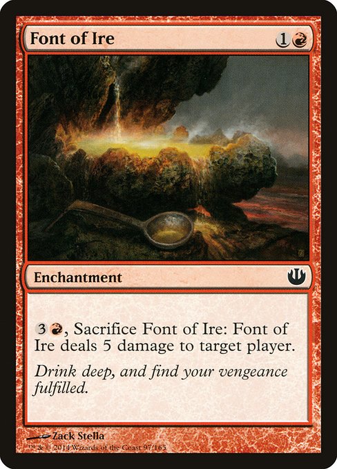 Font of Ire - Journey into Nyx Common Card