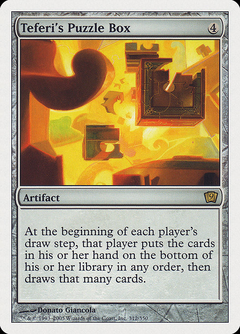 Teferi's Puzzle Box - Ninth Edition Rare Card