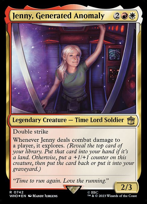 Jenny, Generated Anomaly - Doctor Who Rare Card