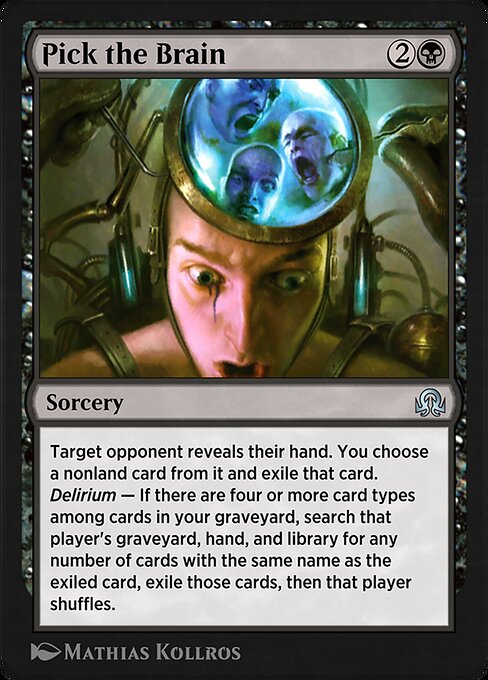 Pick the Brain - Shadows over Innistrad Remastered Uncommon Card