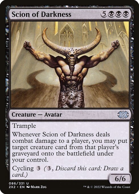 Scion of Darkness - Double Masters 2022 Uncommon Card