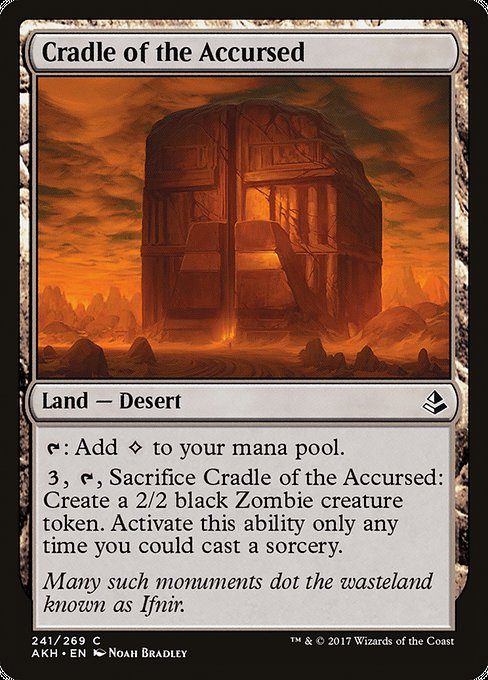 Cradle of the Accursed - Amonkhet Common Card