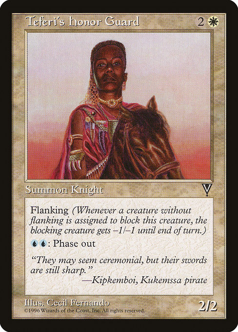 Teferi's Honor Guard - Visions Uncommon Card