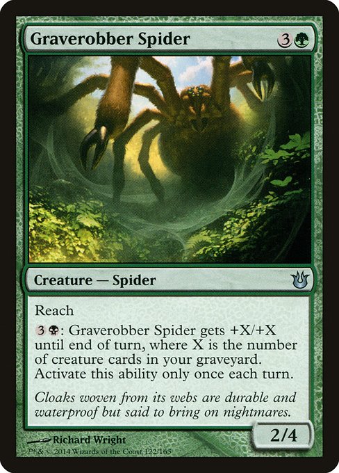Graverobber Spider - Born of the Gods Uncommon Card