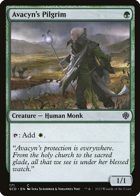 Avacyn's Pilgrim - Starter Commander Decks Common Card