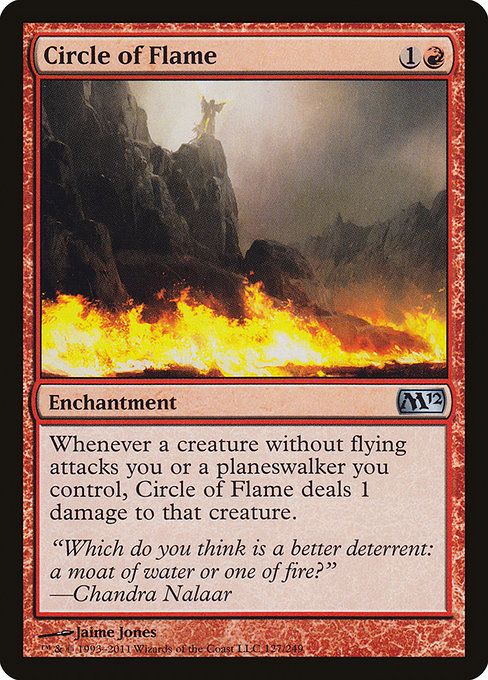 Circle of Flame - Magic 2012 Uncommon Card