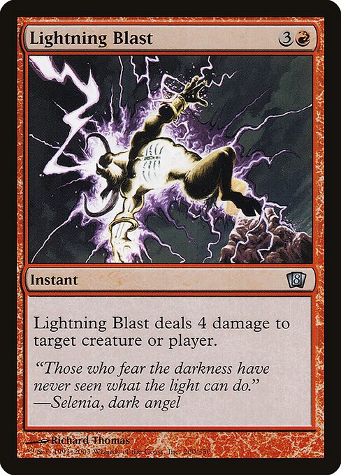 Lightning Blast - Eighth Edition Uncommon Card