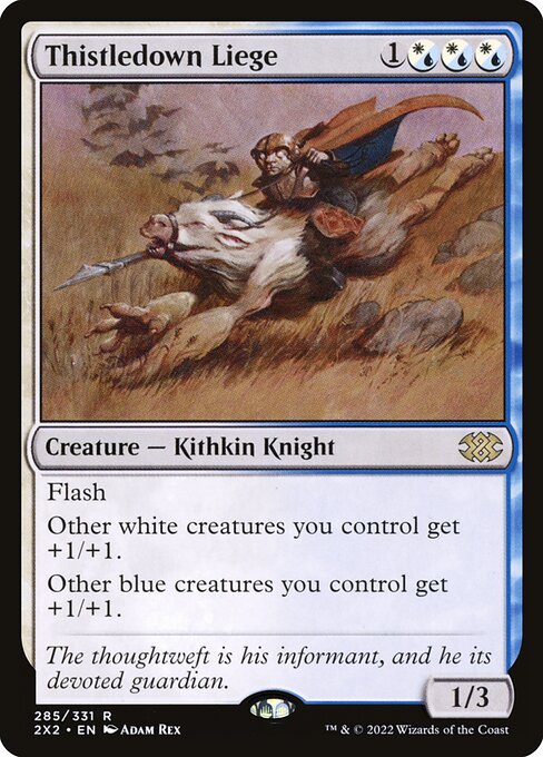 Thistledown Liege - Double Masters 2022 Rare Card