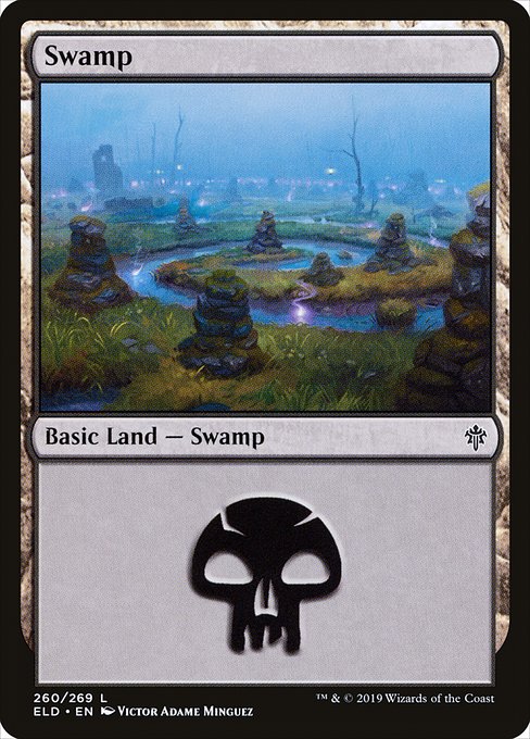 Swamp - Throne of Eldraine Common Card