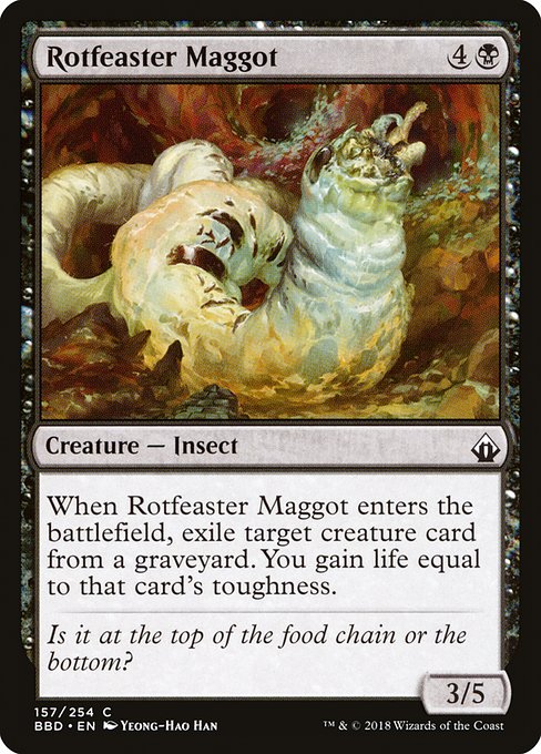 Rotfeaster Maggot - Battlebond Common Card