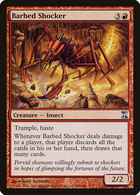 Barbed Shocker - Time Spiral Uncommon Card