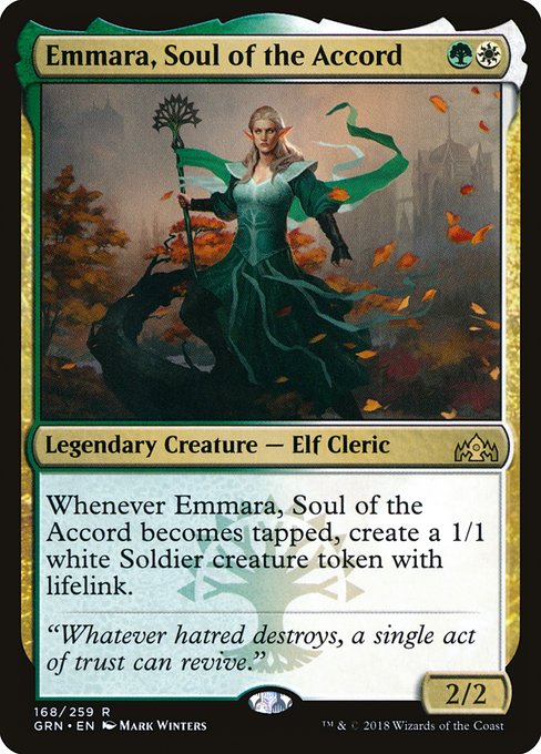 Emmara, Soul of the Accord - Guilds of Ravnica Rare Card