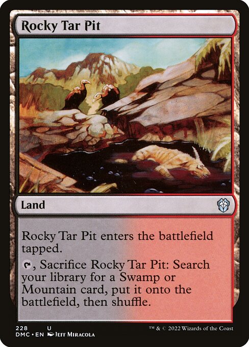 Rocky Tar Pit - Dominaria United Commander Uncommon Card