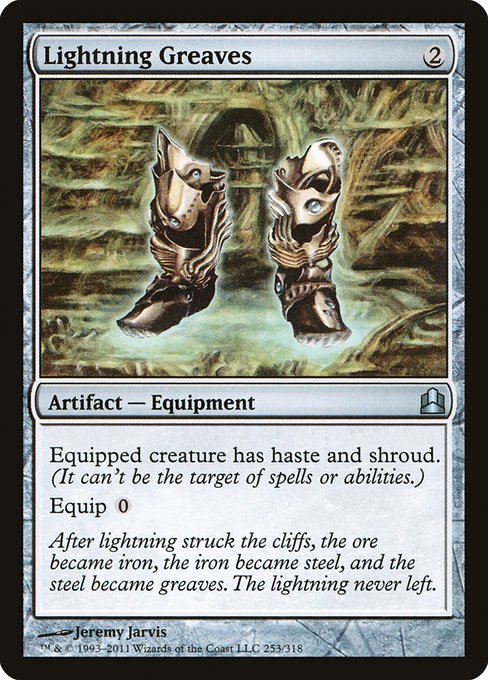 Lightning Greaves - Commander 2011 Uncommon Card