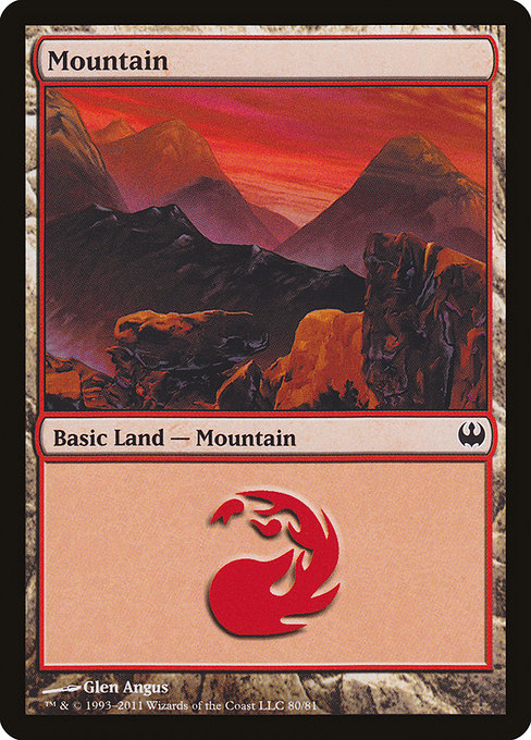 Mountain - Duel Decks: Knights vs. Dragons Common Card