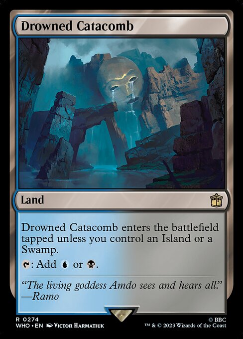 Drowned Catacomb - Doctor Who Rare Card