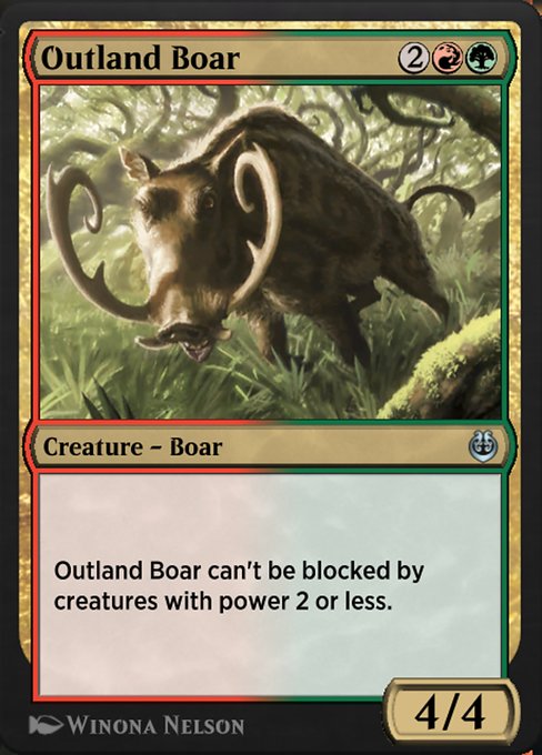 Outland Boar - Kaladesh Remastered Uncommon Card