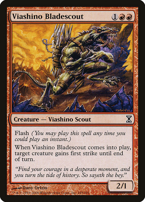 Viashino Bladescout - Time Spiral Common Card