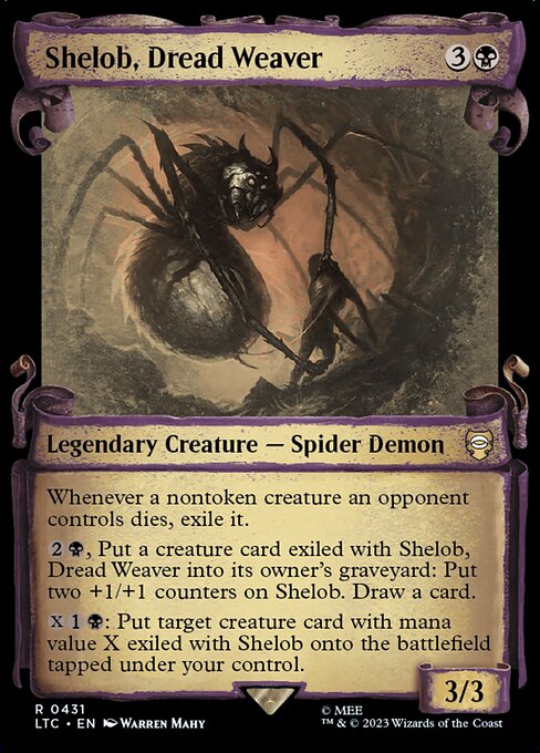 Shelob, Dread Weaver - Tales of Middle-earth Commander Rare Card