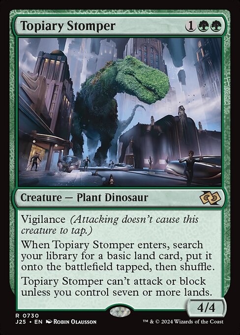 Topiary Stomper - Foundations Jumpstart Rare Card