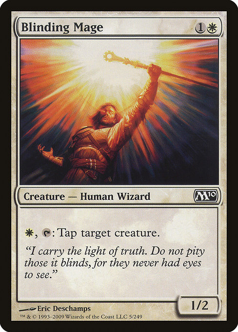 Blinding Mage - Magic 2010 Common Card