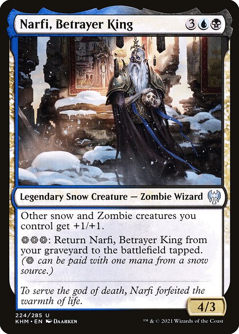 Narfi, Betrayer King - Kaldheim Uncommon Card