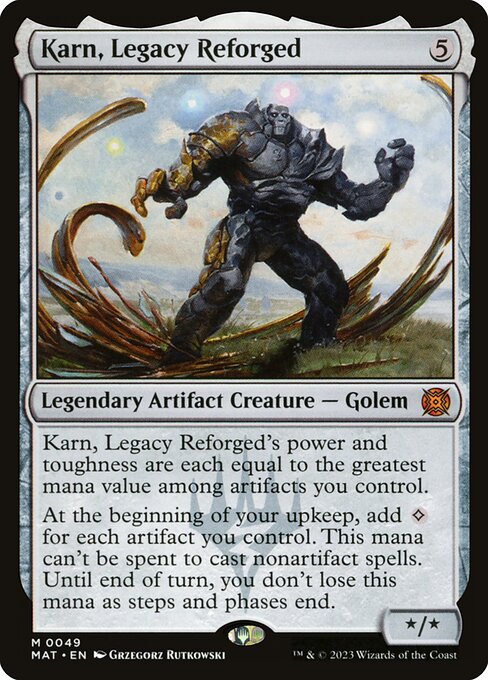 Karn, Legacy Reforged - March of the Machine: The Aftermath Mythic Card