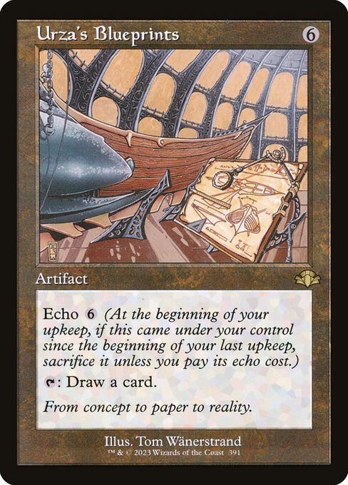 Urza's Blueprints - Dominaria Remastered Rare Card