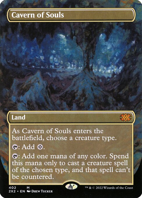Cavern of Souls - Double Masters 2022 Mythic Card