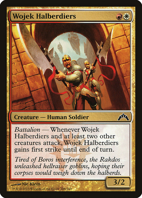 Wojek Halberdiers - Gatecrash Common Card